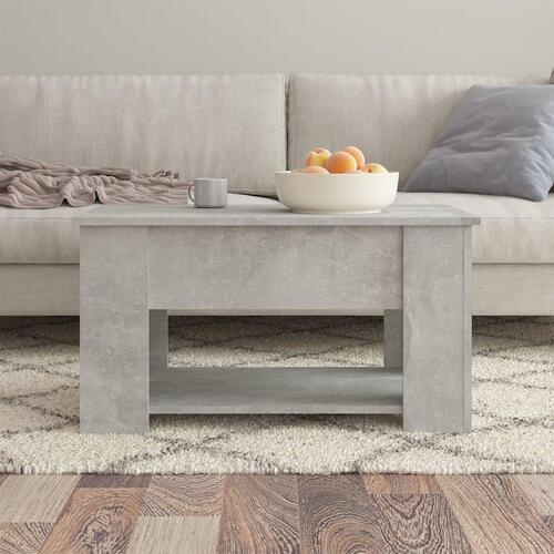 Sofabord 79x49x41 cm konstrueret træ betongrå