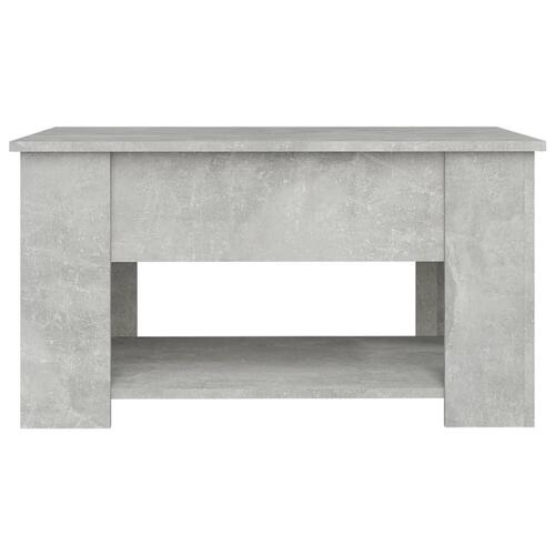 Sofabord 79x49x41 cm konstrueret træ betongrå