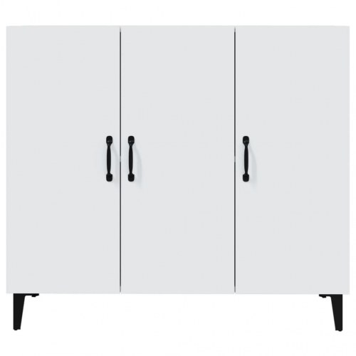 Skænk 90 x 34 x 80 cm i konstrueret træ - hvid