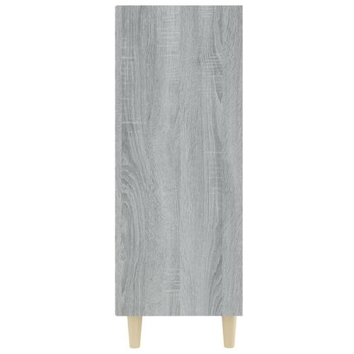 Skænk 69,5x32,5x90 cm konstrueret træ grå sonoma-eg