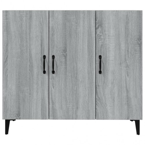 Skænk 90×34×80 cm i konstrueret træ - grå sonoma-eg