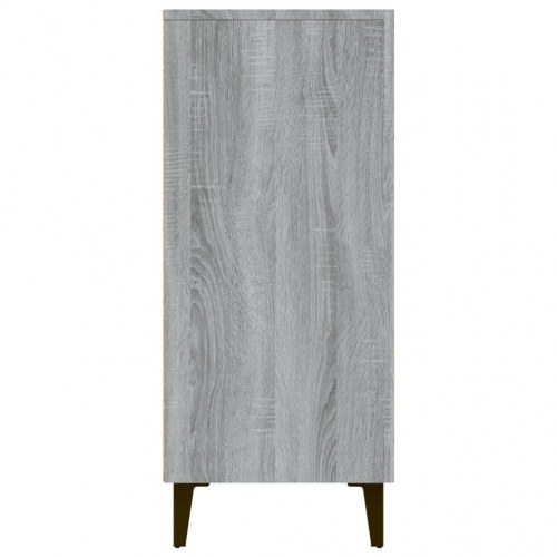 Skænk 90×34×80 cm i konstrueret træ - grå sonoma-eg