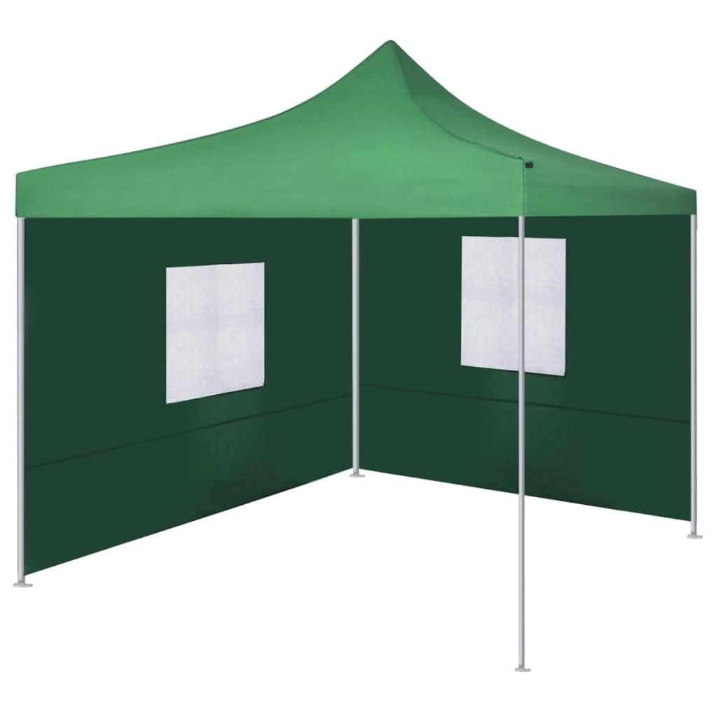 Foldbart telt med 2 vægge 3 x 3 m grøn