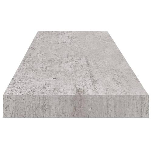 Svævehylde 90x23,5x3,8 cm MDF betongrå