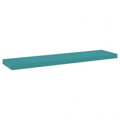 Svævehylder 2 stk. 90x23,5x3,8 cm MDF blå