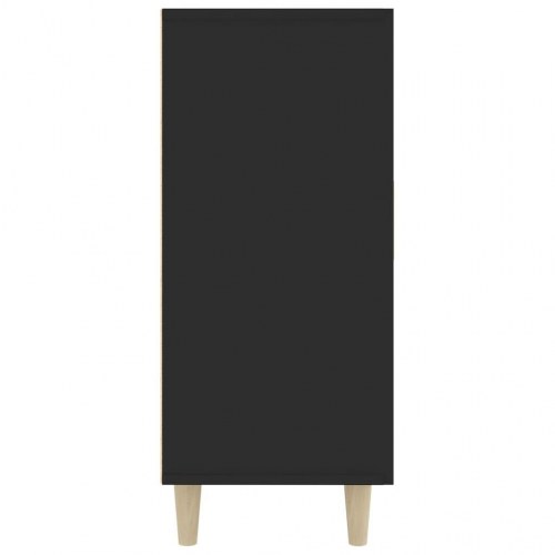 Skænk i konstrueret træ - 90×34×80 cm, sort
