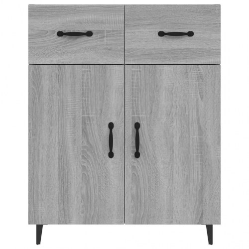 Skænk 69,5 x 34 x 90 cm - grå sonoma-eg