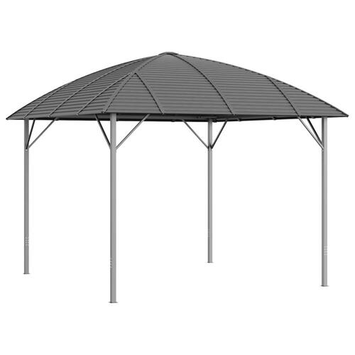 Pavillon med buet tag 3x3 m antracitgrå