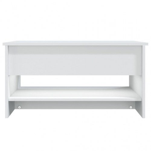 Sofabord med løftelåg 80 × 50 × 40 cm - hvid, konstrueret træ