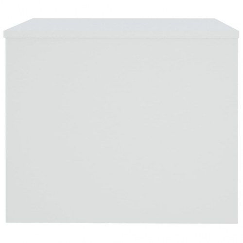 Sofabord med løftelåg 80 × 50 × 40 cm - hvid, konstrueret træ