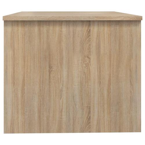 Sofabord 80x50x42,5 cm konstrueret træ sonoma-eg