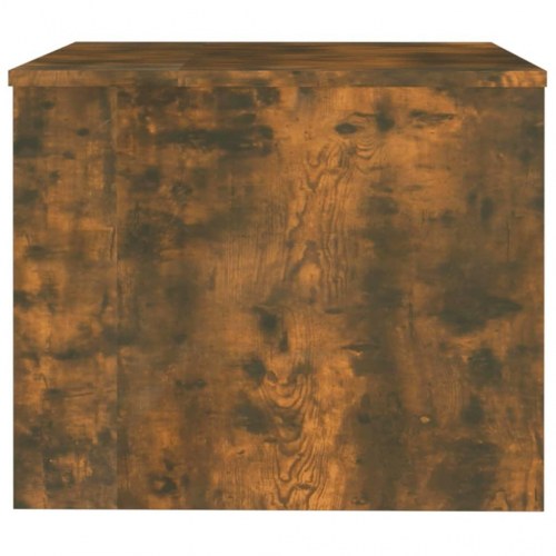 Sofabord med løftelåg 80×50×40 cm - konstrueret træ, røget egetræsfarve