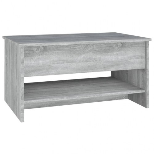 Sofabord med løftelåg 80 × 50 × 40 cm - grå sonoma-eg, konstrueret træ