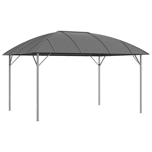 Pavillon med buet tag 3x4 m antracitgrå
