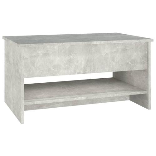 Sofabord 80x50x40 cm konstrueret træ betongrå