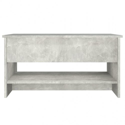 Sofabord med løftelåg 80×50×40 cm - konstrueret træ, betongrå