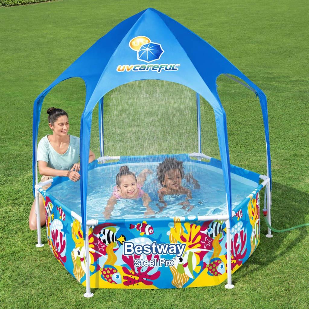 Billede af Steel Pro UV Careful fritstående badebassin til børn 183x51 cm
