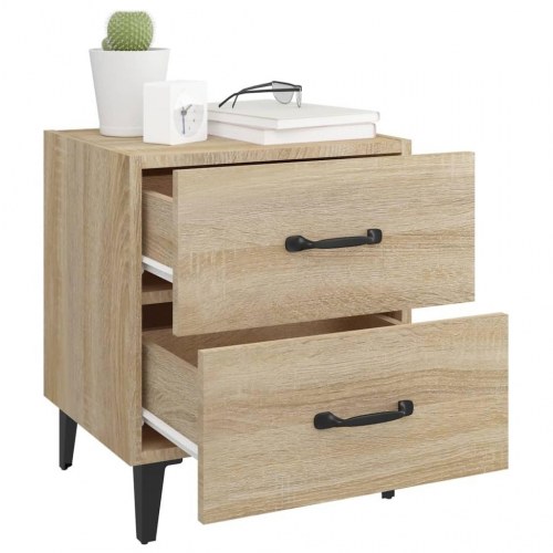 Sengeborde 40 x 35 x 47,5 cm 2 stk. - sonoma-eg