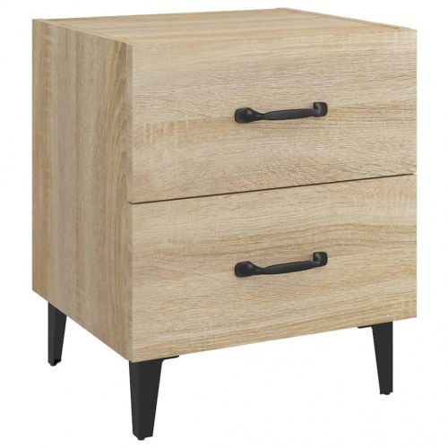 Sengeborde 40 x 35 x 47,5 cm 2 stk. - sonoma-eg