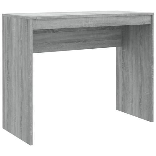 Skrivebord 90x40x72 cm konstrueret træ grå sonoma-eg