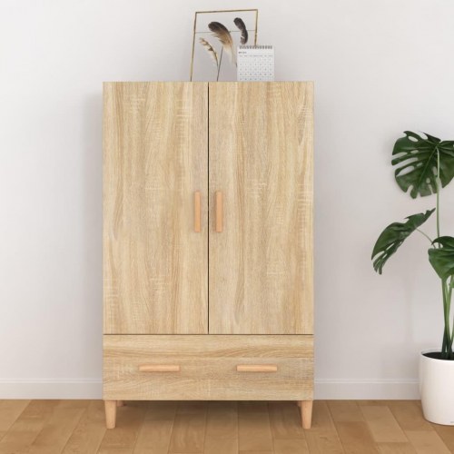 Skab i sonoma-eg 70 x 31 x 115 cm