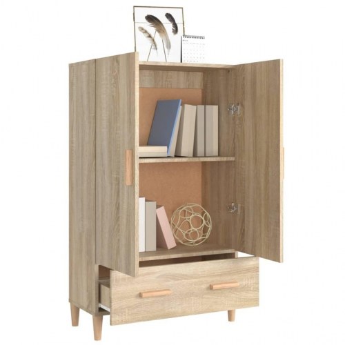 Skab i sonoma-eg 70 x 31 x 115 cm