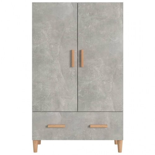 Skab 70 x 31 x 115 cm - betongrå