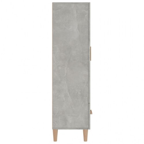 Skab 70 x 31 x 115 cm - betongrå