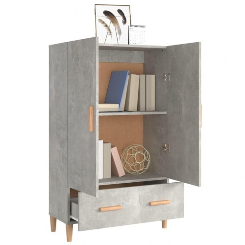 Skab 70 x 31 x 115 cm - betongrå