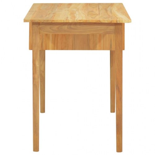 Skrivebord med 2 skuffer 110x52x75 cm massivt teaktræ