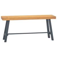 Bænk 110 cm massivt teaktræ