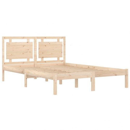 Sengeramme 140x190 cm massivt træ