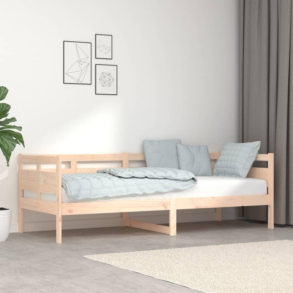 Daybed Massivt Fyrretræ - Naturfarvet / 80 x 200 cm