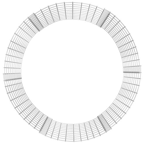 Gabionsøjle Ø100x100 cm galvaniseret stål rund