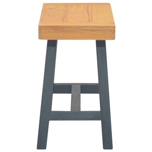 Bænk 80 cm massivt teaktræ