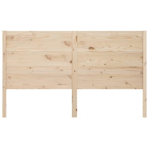 Sengegavl 166×4×100 cm i massivt fyrretræ - klassisk træ sengegærde