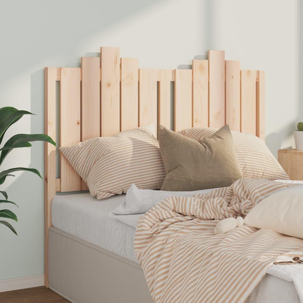 Sengegærde 126x4x110 cm massivt fyrretræ