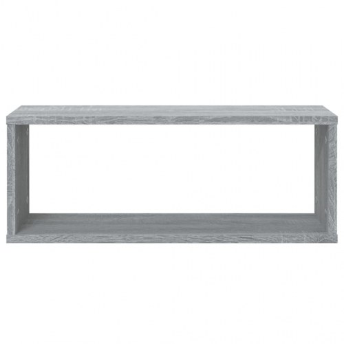 Væghylder 4 stk. - 60×15×23 cm i konstrueret træ, grå sonoma-eg