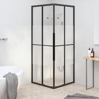 Brusekabine 70x70x180 cm halvmatteret sikkerhedsglas