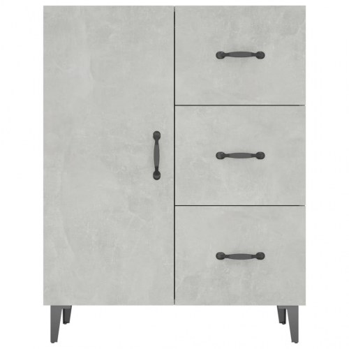 Skænk i konstrueret træ 69,5 x 34 x 90 cm - betongrå