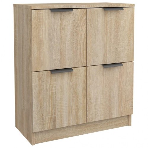 Skænke 2 stk. - 60×30×70 cm i sonoma-eg, konstrueret træ
