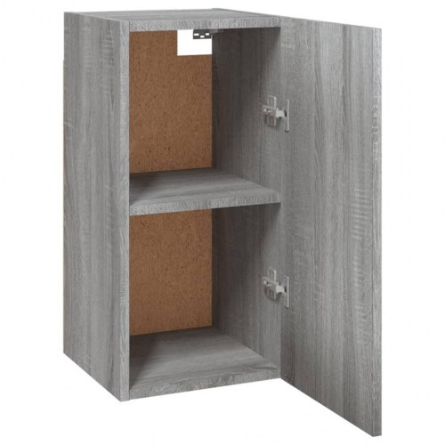 Tv-skab 30,5x30x60 cm konstrueret træ grå sonoma-eg