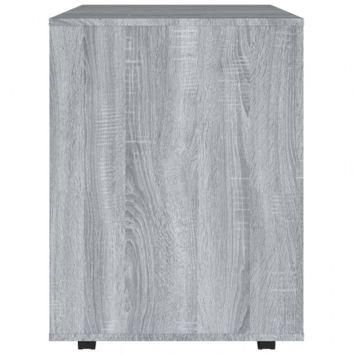 Rullebord med hjul 60 × 53 × 72 cm - grå sonoma-eg, konstrueret træ