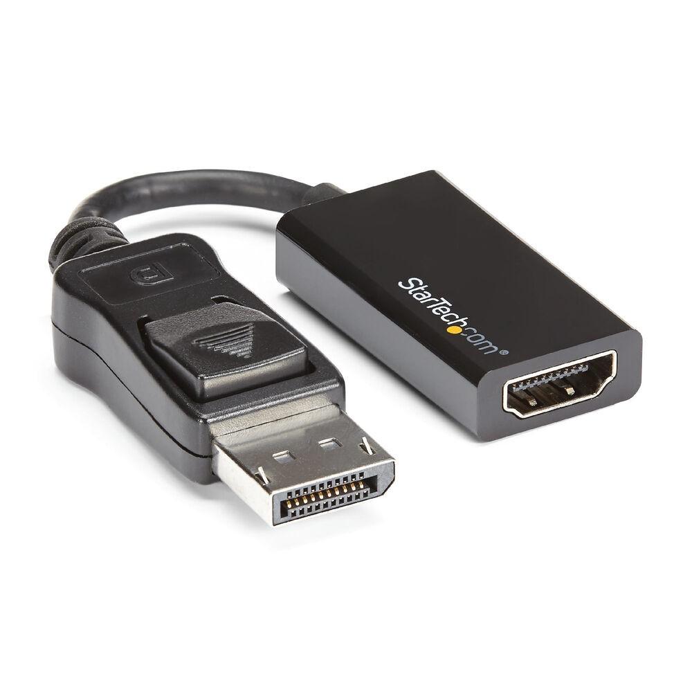 Displayport Til Hdmi Adapter Startech Dp2hd4k60s Sort
