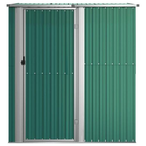 Haveskur 180,5x97x209,5 galvaniseret stål grøn