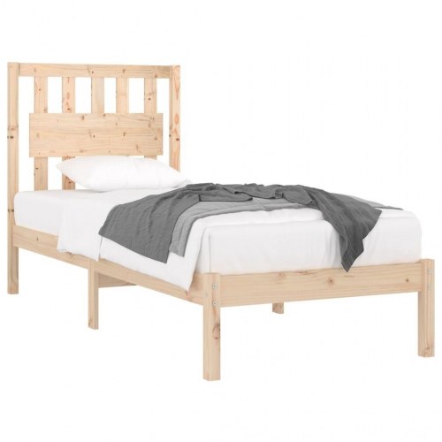 Sengeramme 90 x 190 cm i massivt fyrretræ