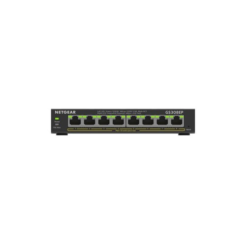 Netværksswitch Netgear GS308EP-100PES 8 porte PoE