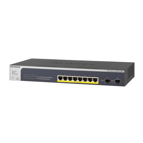 Netværksswitch Netgear GS510TPP-100EUS med RJ-45 og SFP