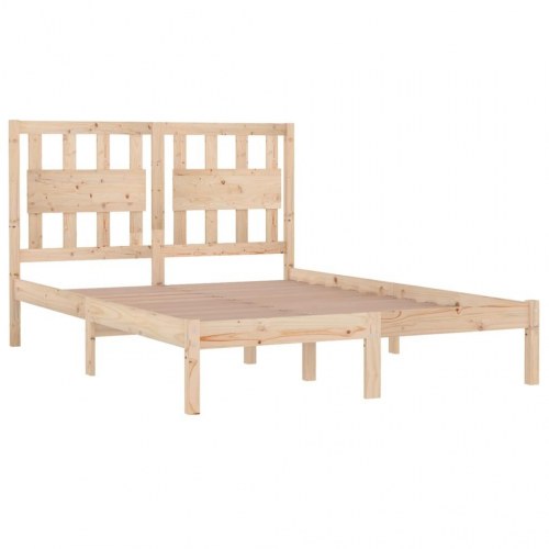 Sengeramme 140x190 cm massivt fyrretræ
