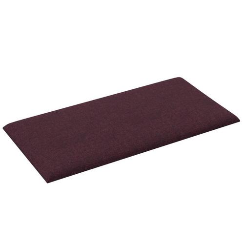Vægpaneler 12 stk. 30x15 cm 0,54 m² stof lilla